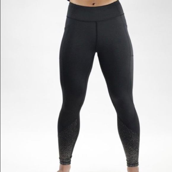 COPY - Yoga Atlantic black fitness sports leggings - Picture 2 of 5